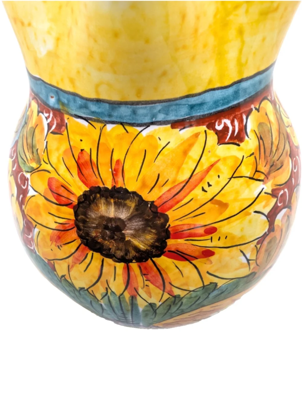 Umbria Girasole Hand-Painted Pitcher - Made in Italy